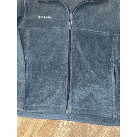 Lot Of 3 Columbia Pullover Sweaters Men’s Large Fleece Black & Blue, Zip Up - Picture 12 of 15
